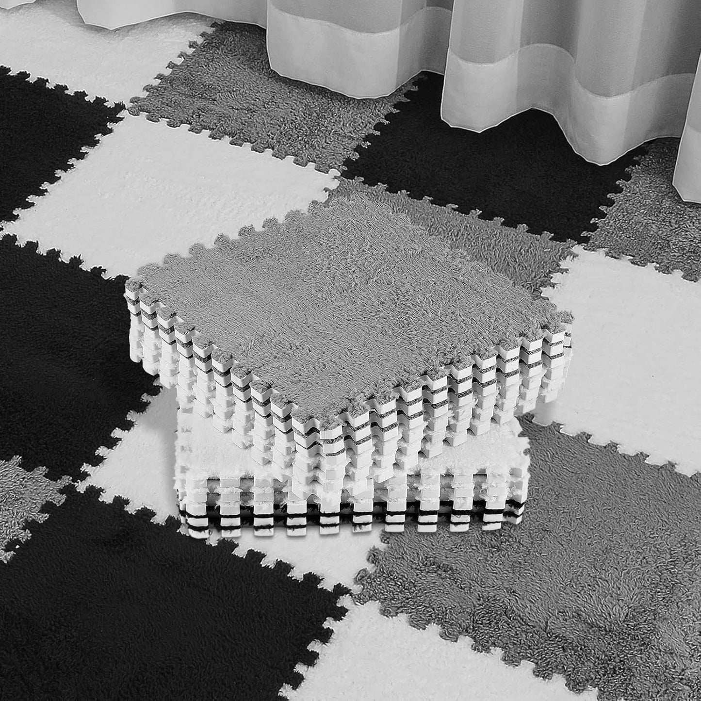 Plush Foam Interlocking Floor Mats