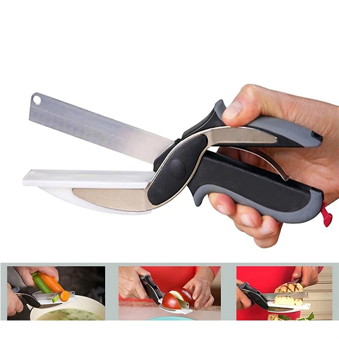 2 in 1 Cutting Board Shaped Kitchen Scissors