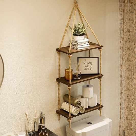 3Tier Rustic floating shelves/ organizer rack