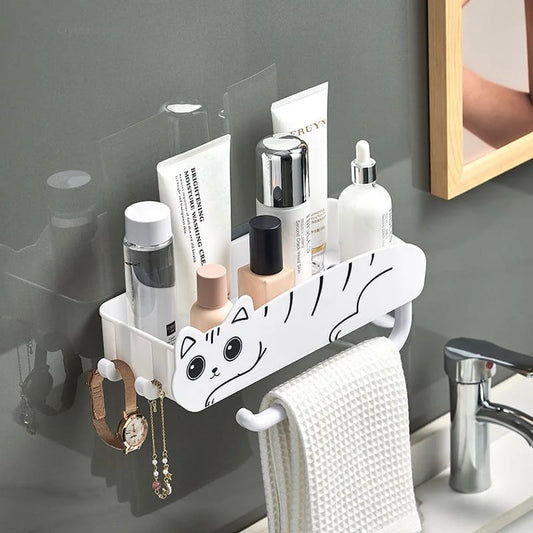 Cat Shaped Bathroom Organizer