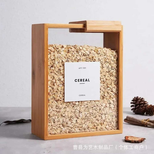 Cereal Container Bamboo