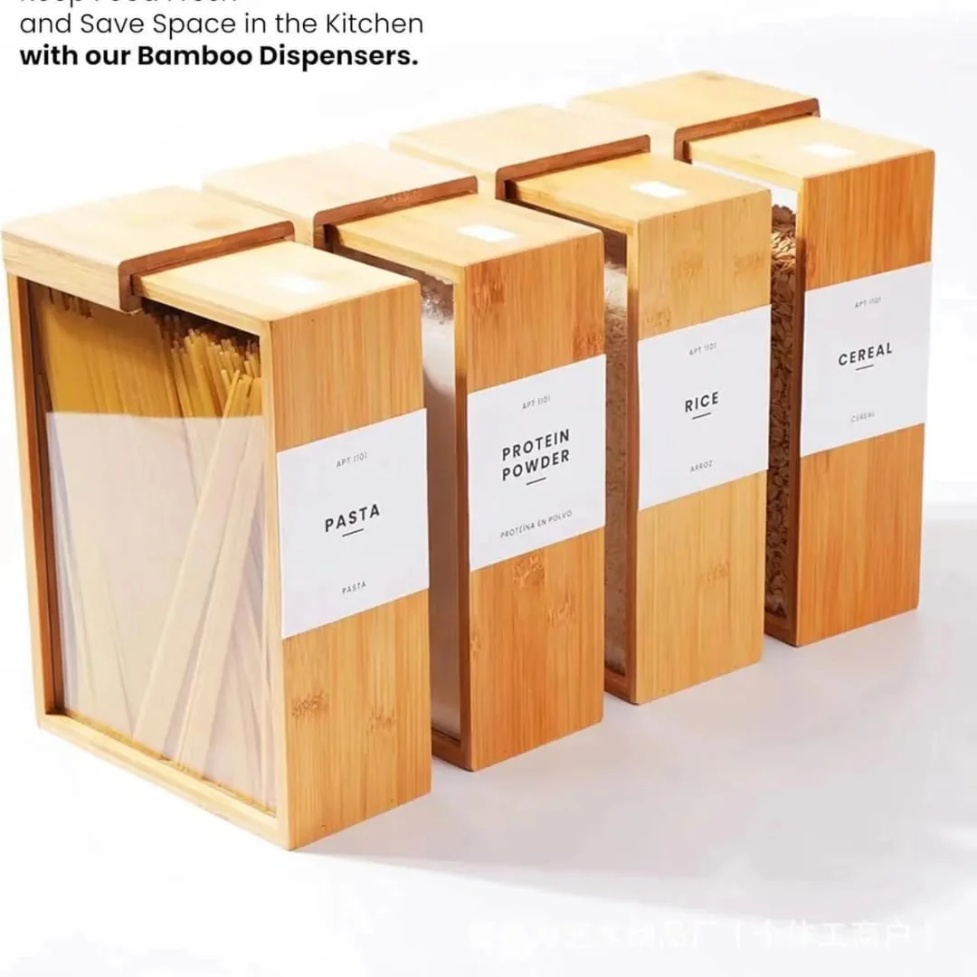 Cereal Container Bamboo