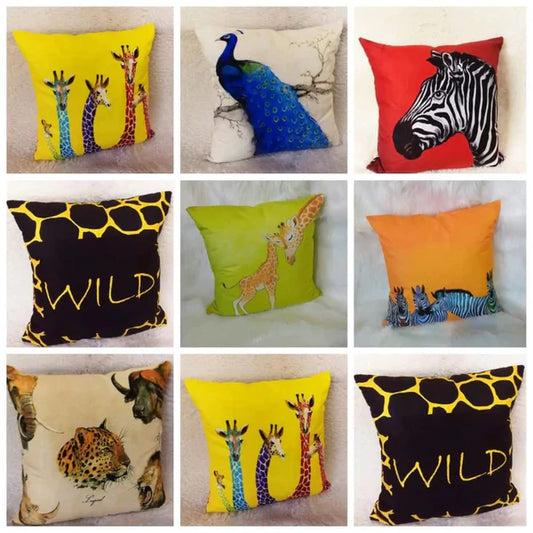 Wild & plain throw pillow case