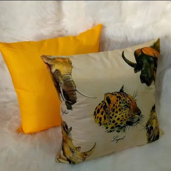 Wild & plain throw pillow case