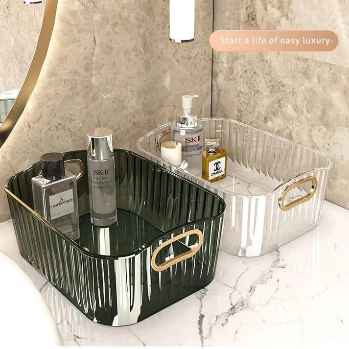 Multifunctional gold plated storage box