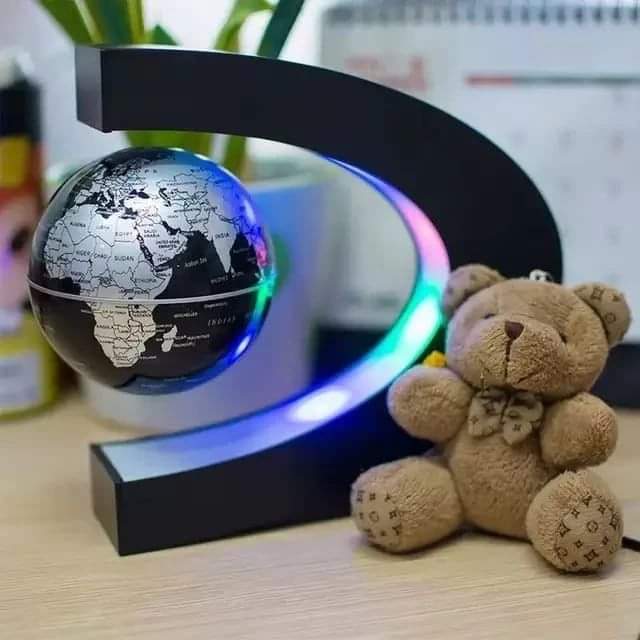 LED Globe rotating magnetic levitation floating