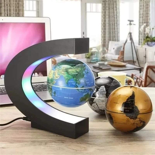 LED Globe rotating magnetic levitation floating