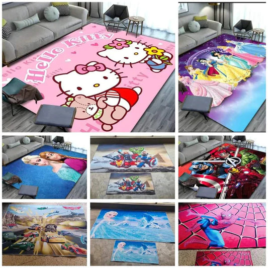 Cartoon themed carpet