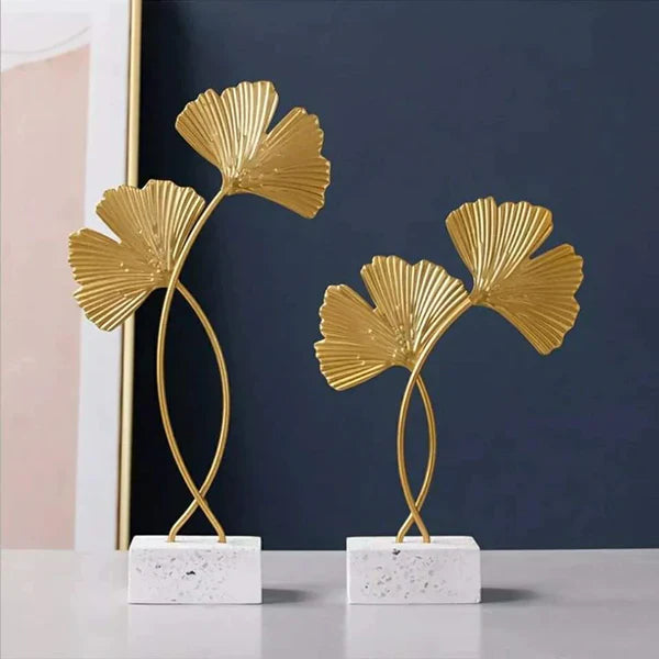 Light Luxury Metal Leaf Ornament