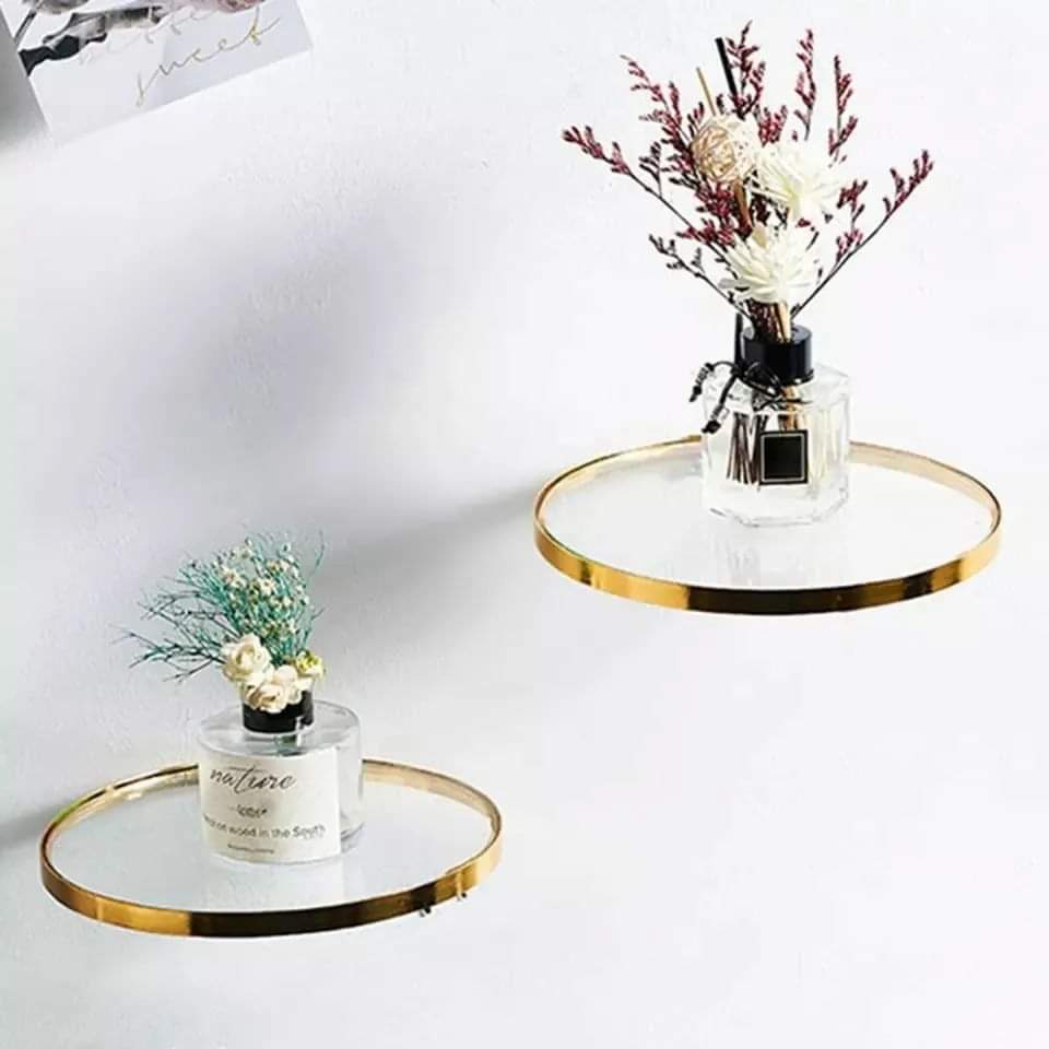 3pcs Set Nordic Glass Floating Shelves