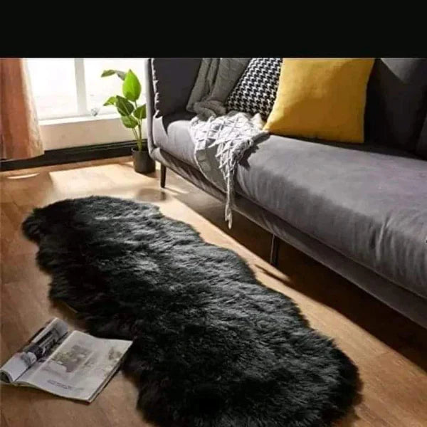 Dashboard/bedside faux fur rug