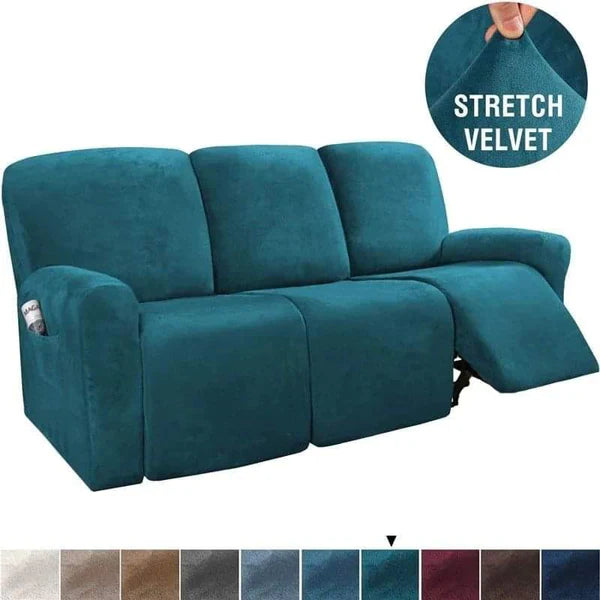 Velvet Recliner Sofa Covers Stretch Reclining Couch Covers