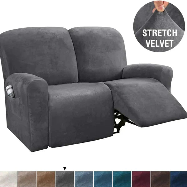 Velvet Recliner Sofa Covers Stretch Reclining Couch Covers