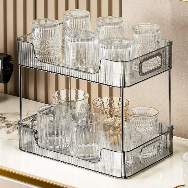 Multipurpose 2 tier decorative organizer