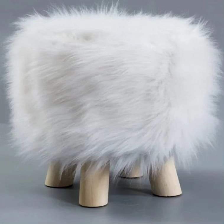 Faux Fur Stools