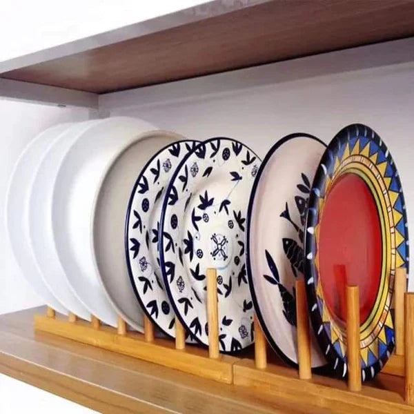 Bamboo lid/Plate Rack