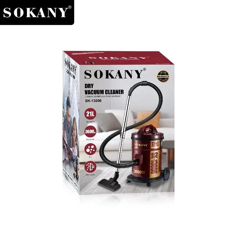 Sokany 21L Cyclone Dry Electric Vacuum Cleaner with Blower