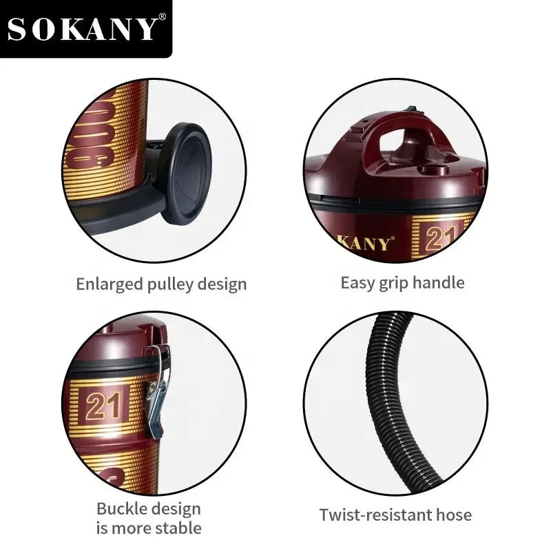 Sokany 21L Cyclone Dry Electric Vacuum Cleaner with Blower