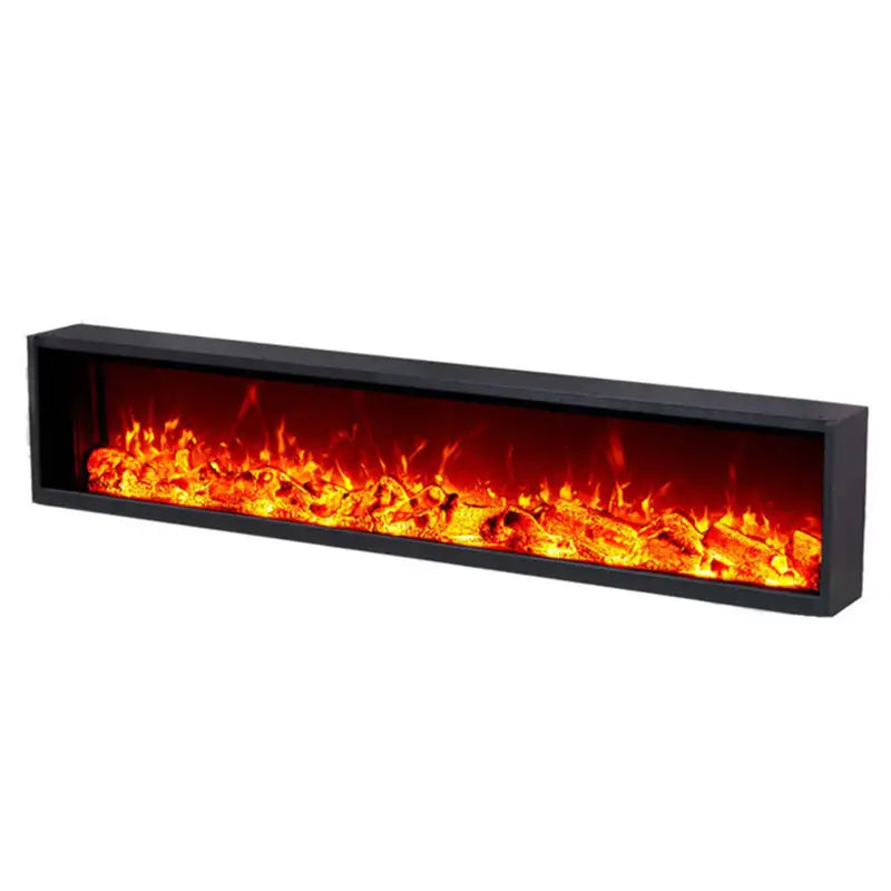 Tabletop Artificial LED Fireplace with Realistic Log Wood Burning Flame Simulation Effect for Decoration 60cm