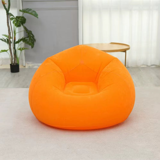 Bean bag chair with a manual pump