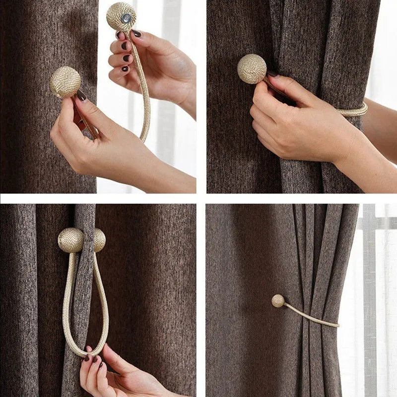 2pcs Magnetic Curtain Holders