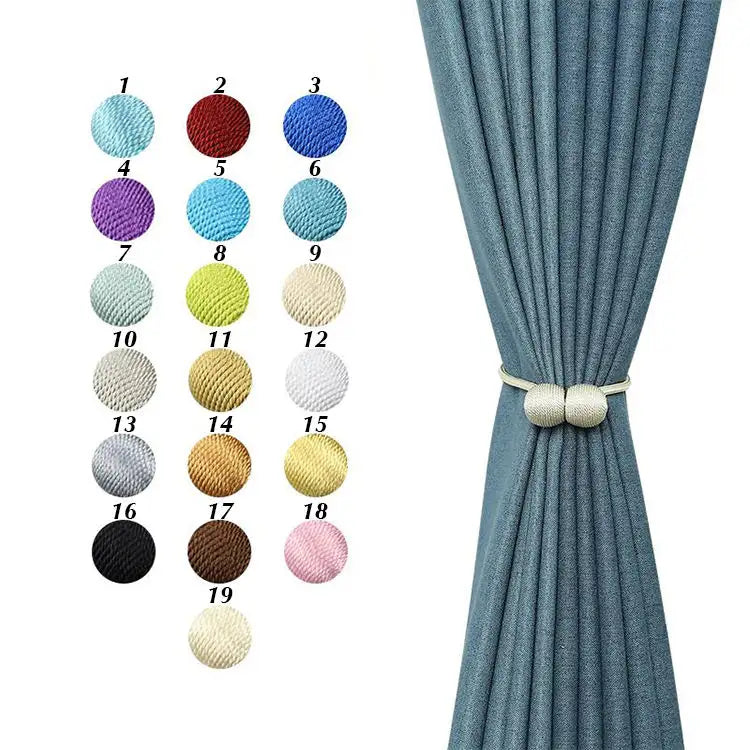 2pcs Magnetic Curtain Holders