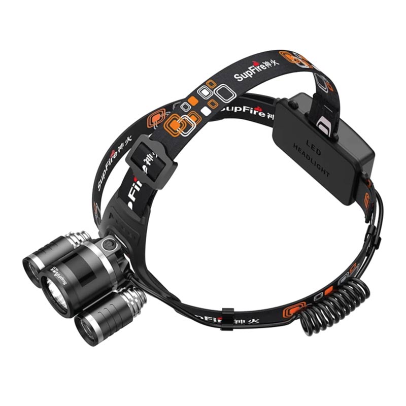 4 in 1 Rechargeable Headlamp,5000 Lumen Waterproof LED Headlight Flashlight Torch