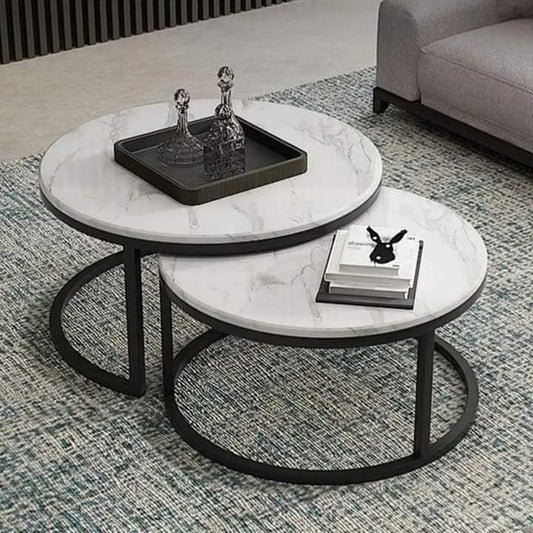 Pure Marble Nesting Table