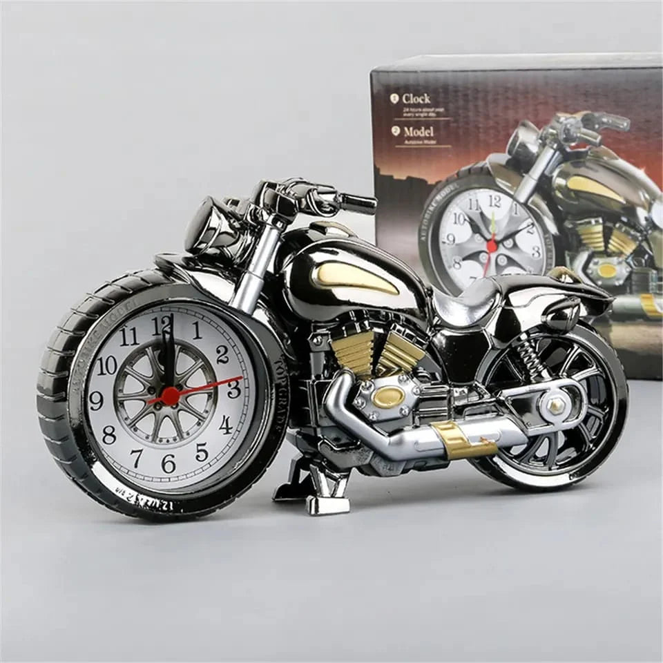 Creative Retro Motorcycle Alarm Clock