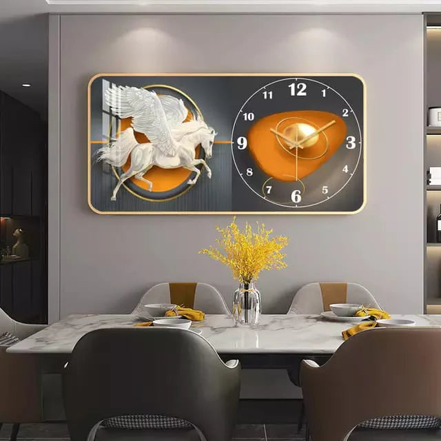 Crystal Porcelain Decorative Wall Clock.