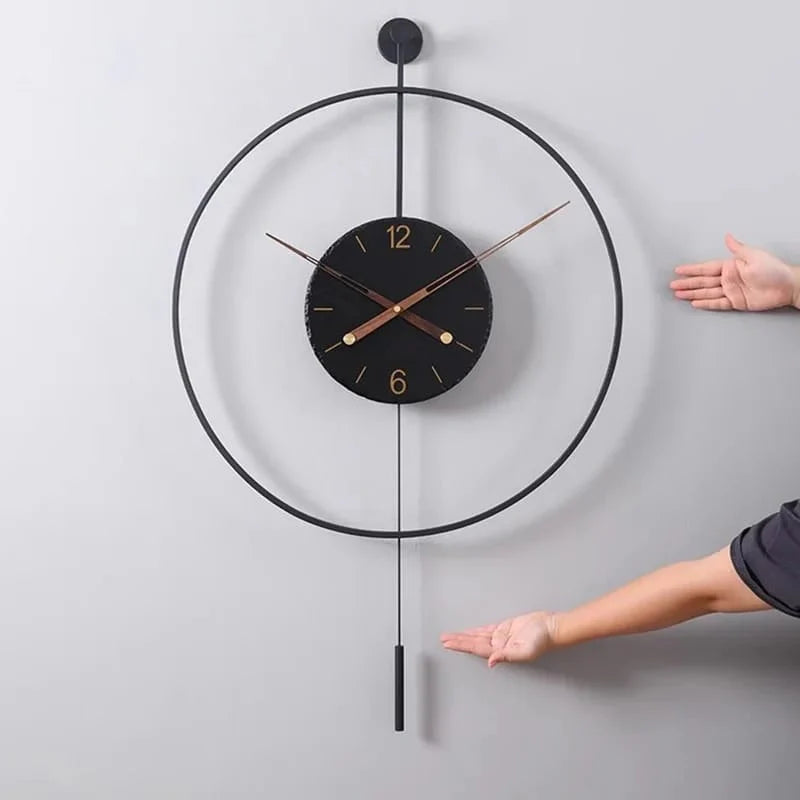 Nordic Clock Living Room Dining Room Porch Wall Clock Simple Art Decor