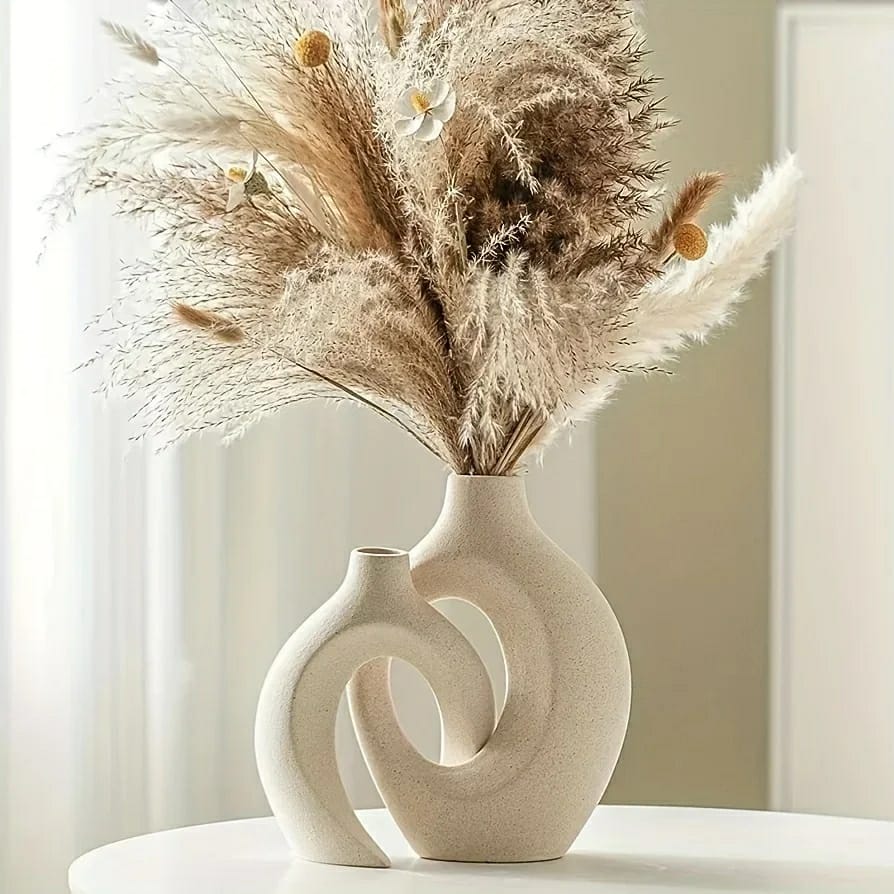 2 in 1  Nordic doughnut Flower Vase