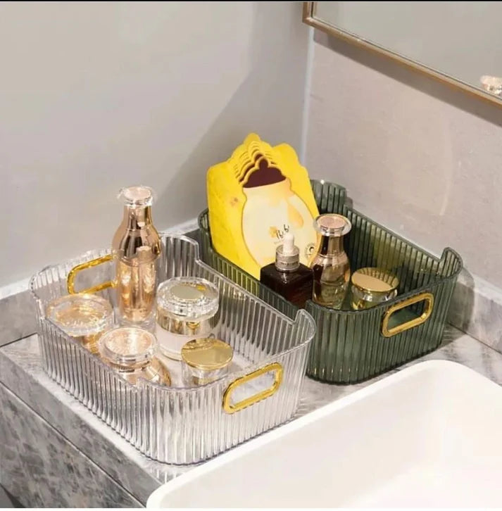 Multifunctional gold plated storage box