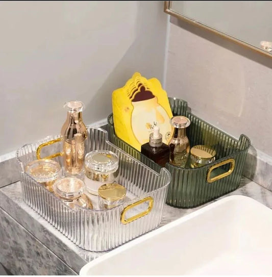 Multifunctional gold plated storage box