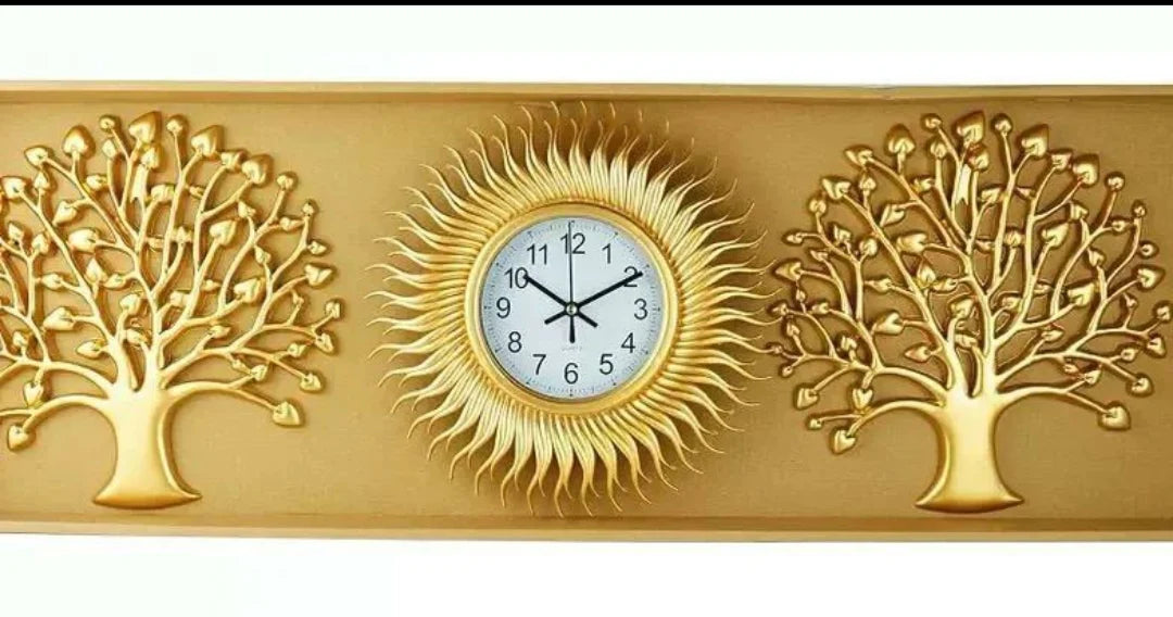 3 in 1 decor mirror and clock set