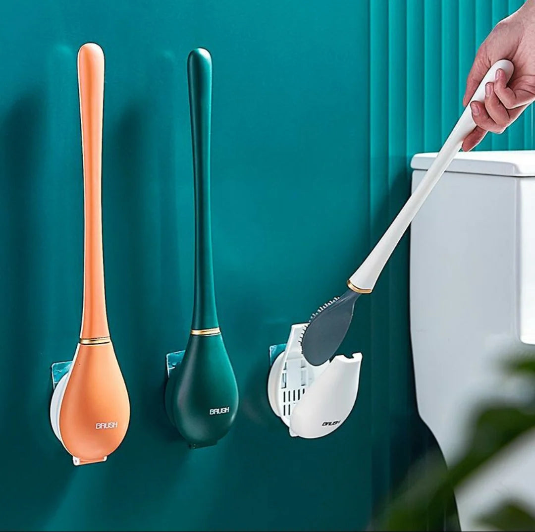 Silicone toilet brush