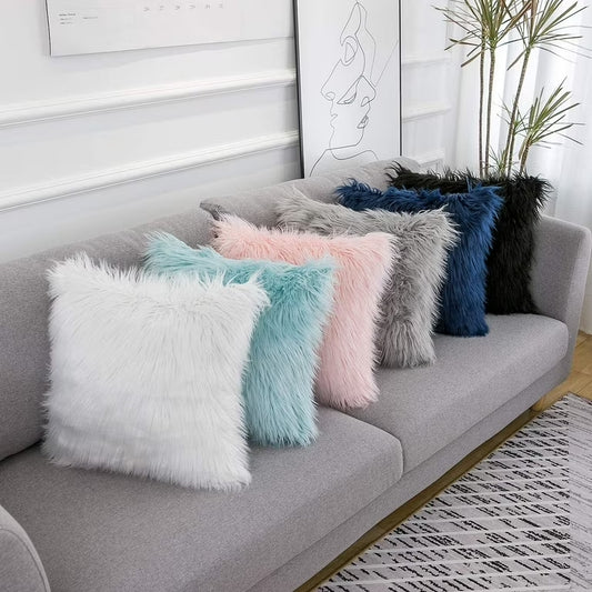 Elegant and Stylish Faux Fur Pillow Cases