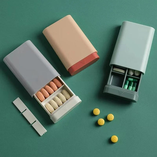 Nordic style pill and medicine organizer