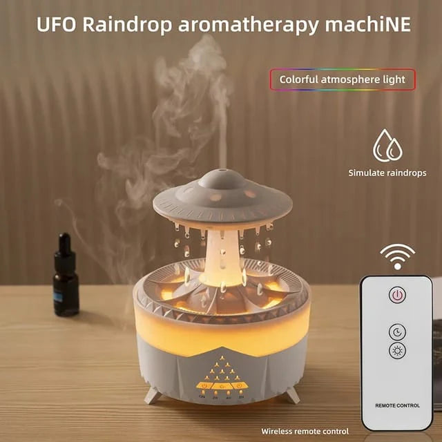 Aroma Humidifier Raindrop Humidifier with Colorful Lights