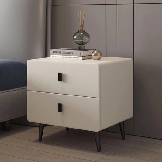 Nordic Luxury Double Nightstand Bedside Drawers With 2 Drawers Cabinets