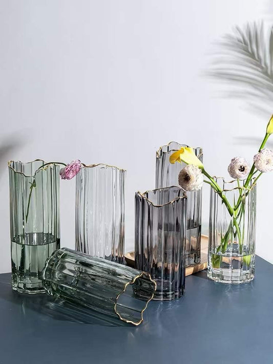 Nordic Modern Creative Dark Glass Vase