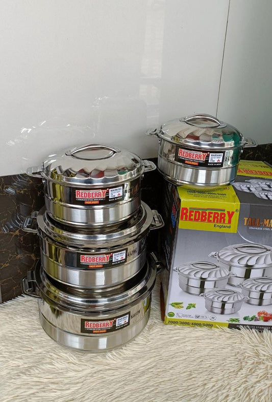 Stainless Steel Redberry Hot Pots