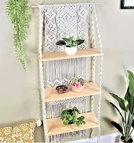 3Pcs set MDF Wood Hanging/ Floating Shelf