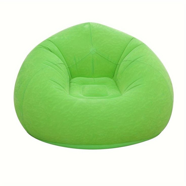 Bean bag chair with a manual pump