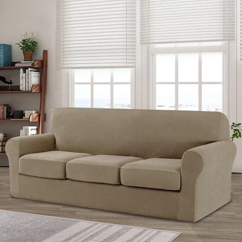 5 seater Jacquard Sofa Slip Covers with five cushion covers