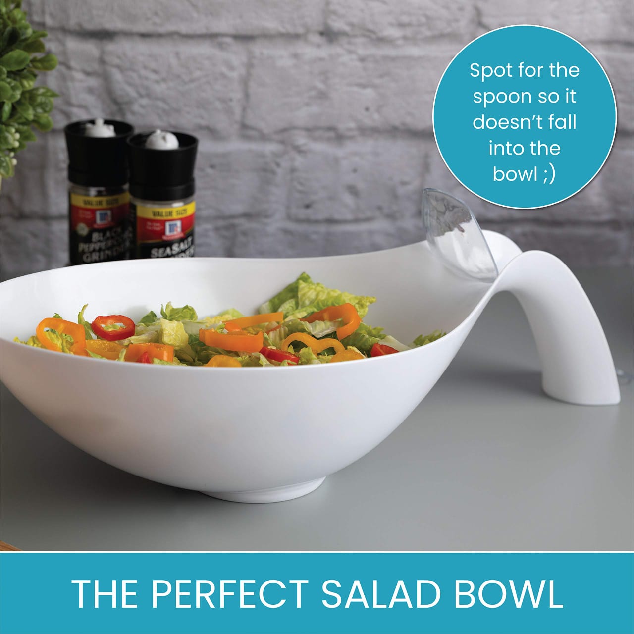 Oval Salad Bowl Small 12"