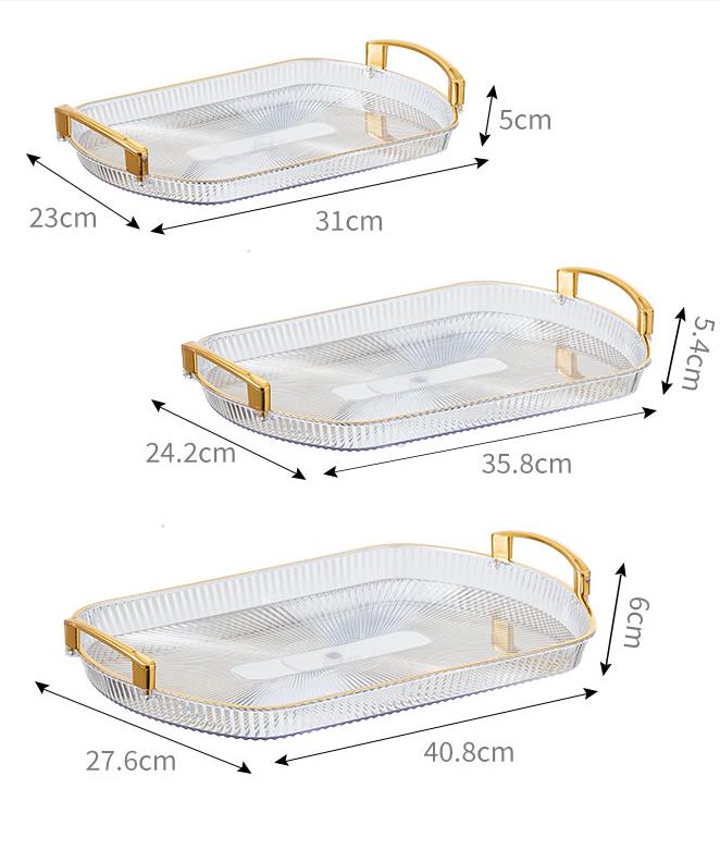 Acrylic 3pc tray
