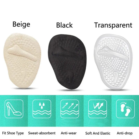 Forefoot Insert Metatarsal Pads for Women High Heels Sandals Non-slip Ball of Foot Cushions Pads for Feet Pain Relief per pair
