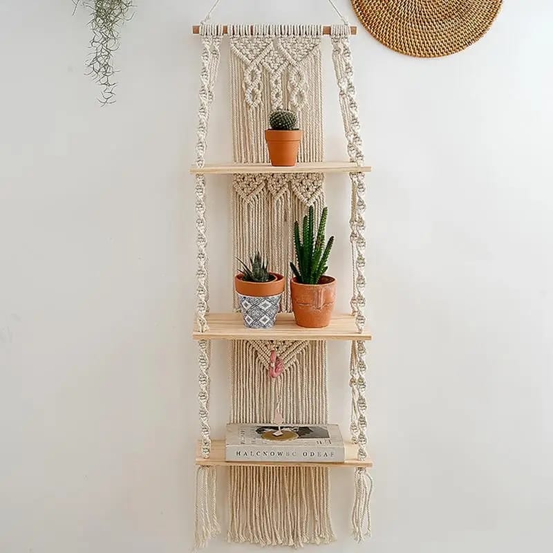 3Pcs set MDF Wood Hanging/ Floating Shelf