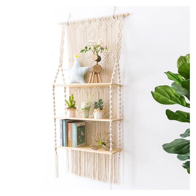 3Pcs set MDF Wood Hanging/ Floating Shelf